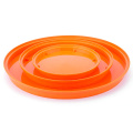 6 9 12inch round plastic baking tray serving tray for food